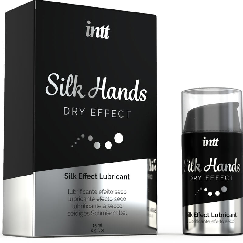 INTT LUBRICANTS - SILK MÃOS LUBRIFICANTE CONCENTRADO FÓRMULA DE SILICONA 15 ML
