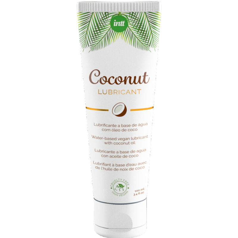 INTT - LUBRIFICANTE VEGANO À BASE DE ÁGUA COM SABOR INTENSO A COCO