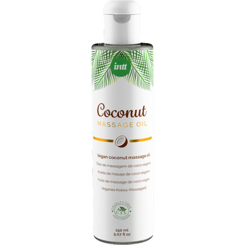 INTT - ÓLEO DE MASAJE VEGANO DOCE COM RELAXANTE SABOR DE COCO