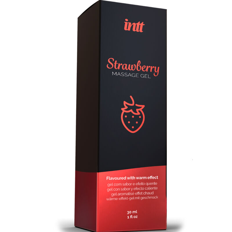 MASAJE INTT Y SEXO ORAL - GEL DE MASSAGEM HOT EFFECT SABOR DE MORANGO