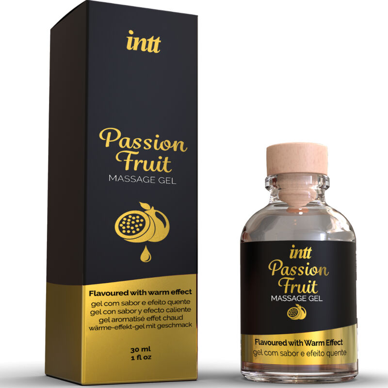 MASAJE INTT Y SEXO ORAL - GEL DE MASAJE COM SABOR DE MARACUJÁ COM EFEITO CALOR