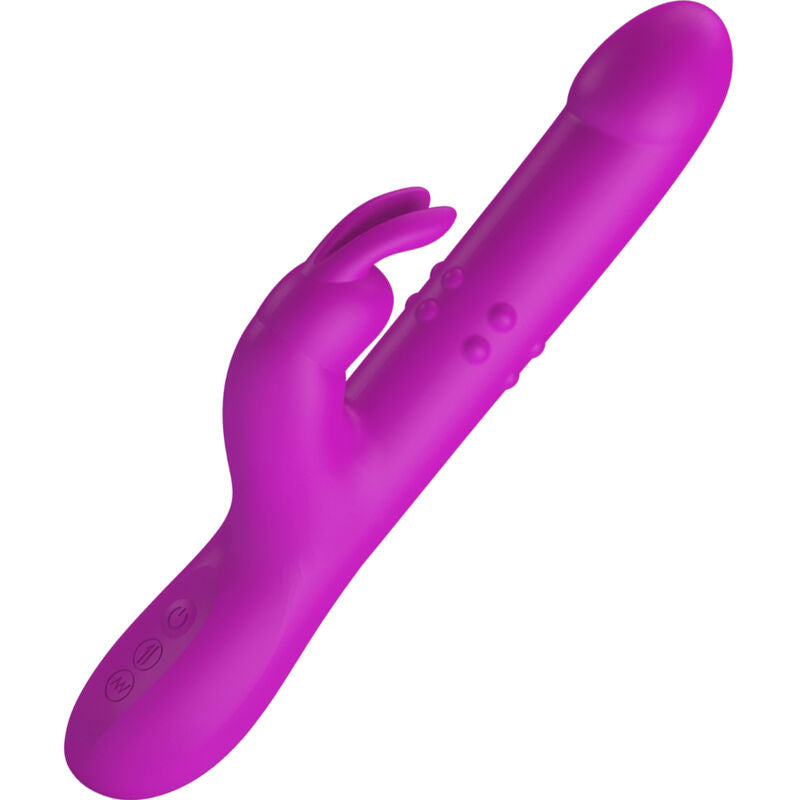 PRETTY LOVE - REESE VIBRADOR COM ROTAÇÃO ROXO