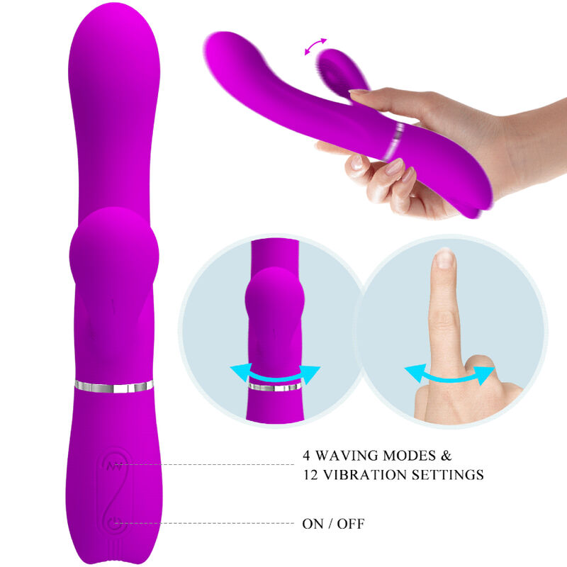 PRETTY LOVE - VIBRADOR ESTIMULADOR CLITORIANO