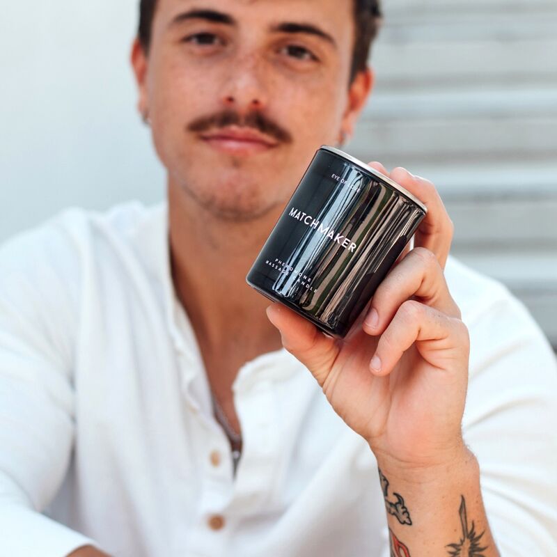 OJO DEL AMOR - CASAMENTERO DIAMANTE NEGRO MASAJE VELA ATRAELA 150 ML