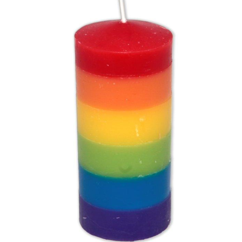 Orgullo - Vela Grande Com Bandeira LGBT