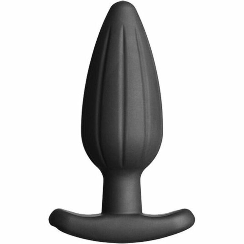 Electrastim - Plug Anal de Silicona Preto Rocker Grande