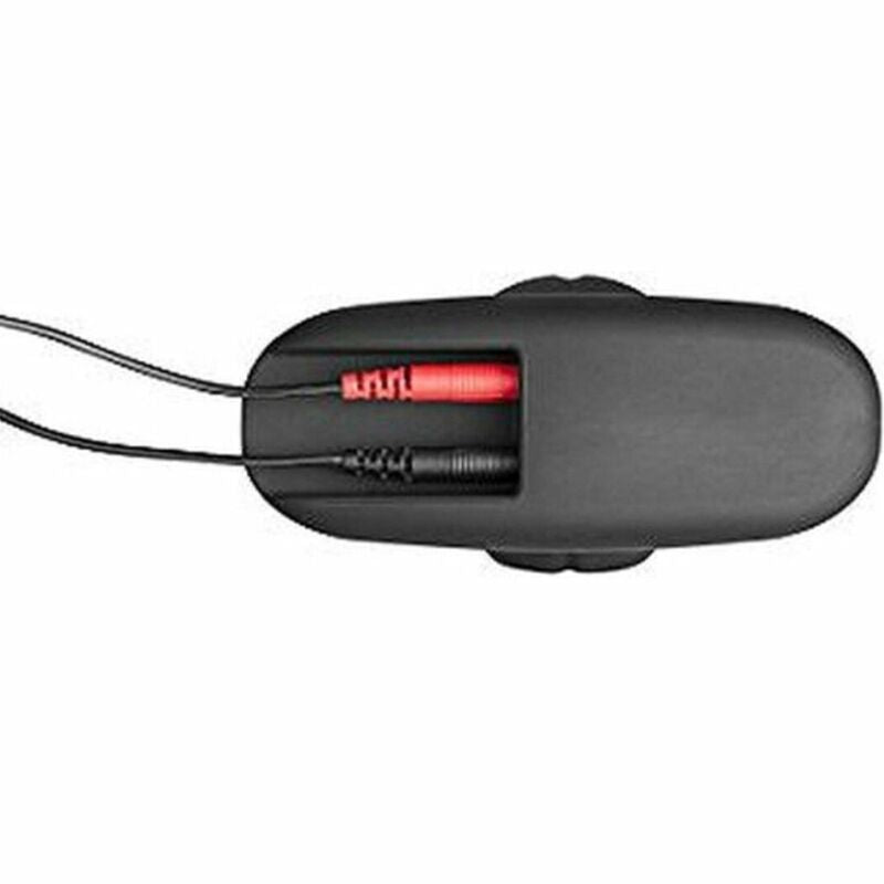 Electrastim - Plug Anal de Silicona Preto Rocker Grande