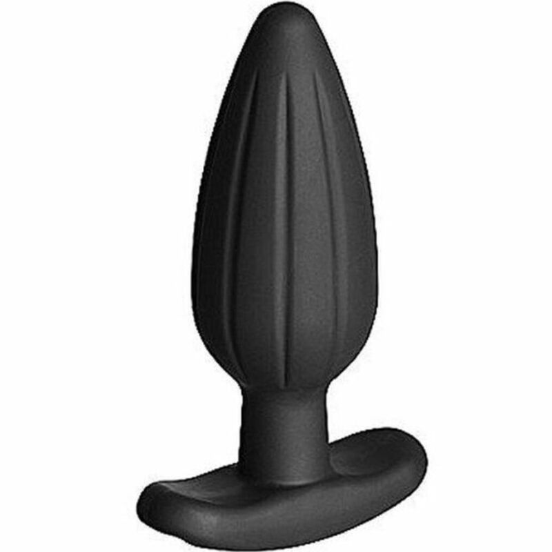 Electrastim - Plug Anal de Silicona Preto Rocker Grande