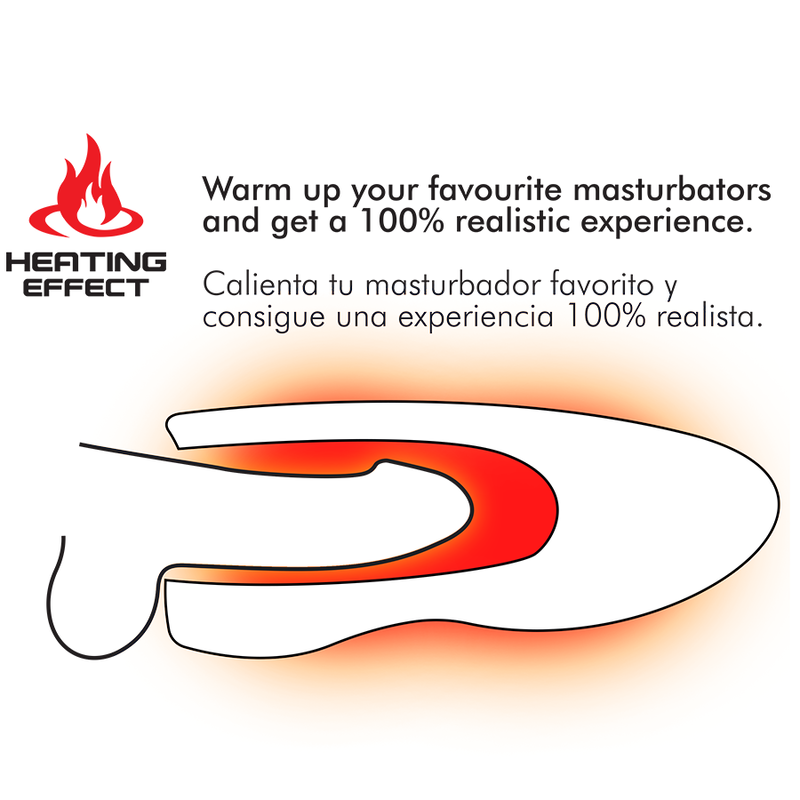 JAMYJOB - MASTURBADOR DE AQUECIMENTO Y ROTAÇÃO SPIN-X