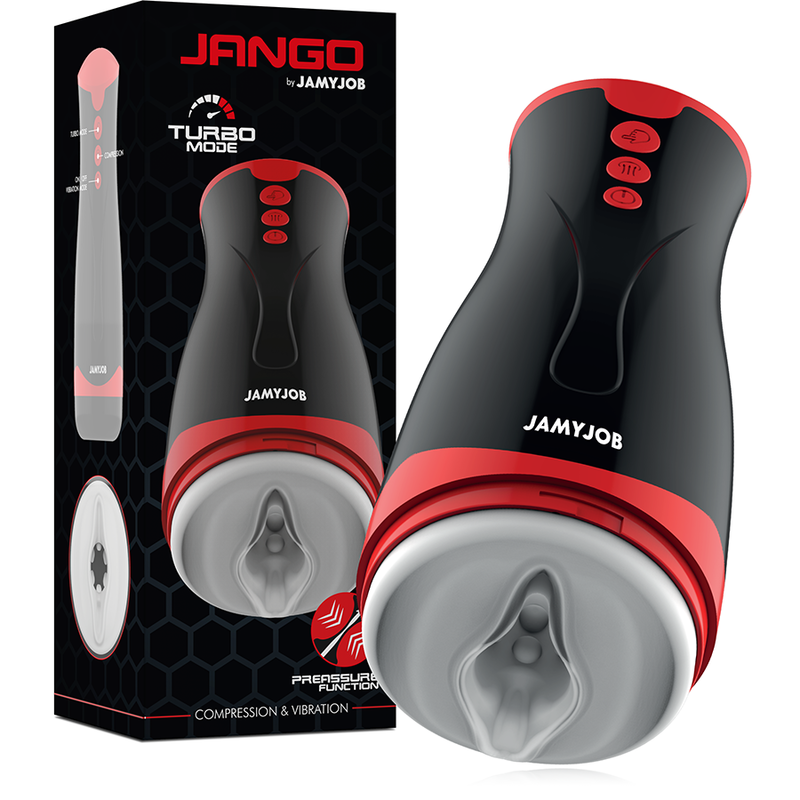 Masturbador de compresión y vibración Jango por JAMYJOB