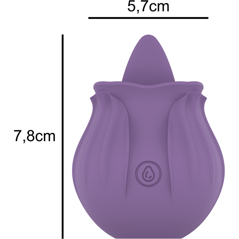 Intenso - Estimulador Clitoriano Violeta 10 Vibrações Lils