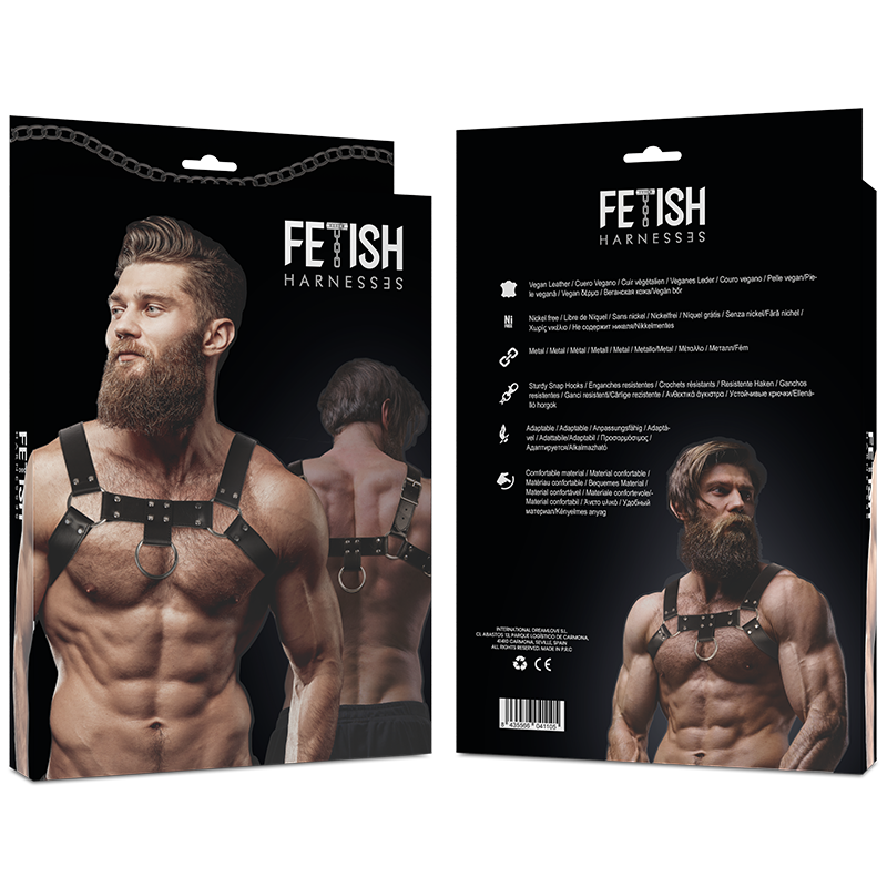 FETISH SUBMISSIVE ATTITUDE - ARNÊS ECOPIEL PEITO HOMEM