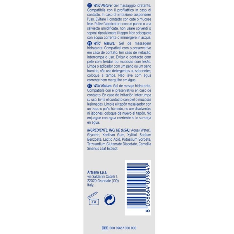 CONTROL - GEL DE MASAJEM NATUREZA SELVAGEM 3 EM 1 200 ML