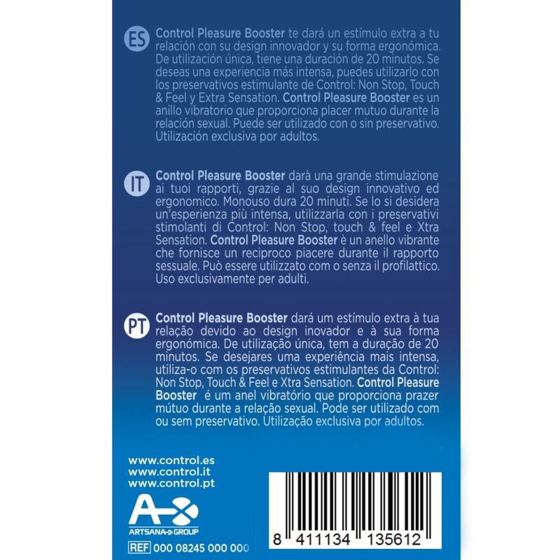CONTROL - ANEL VIBRATÓRIO VIBRES DE PLACER