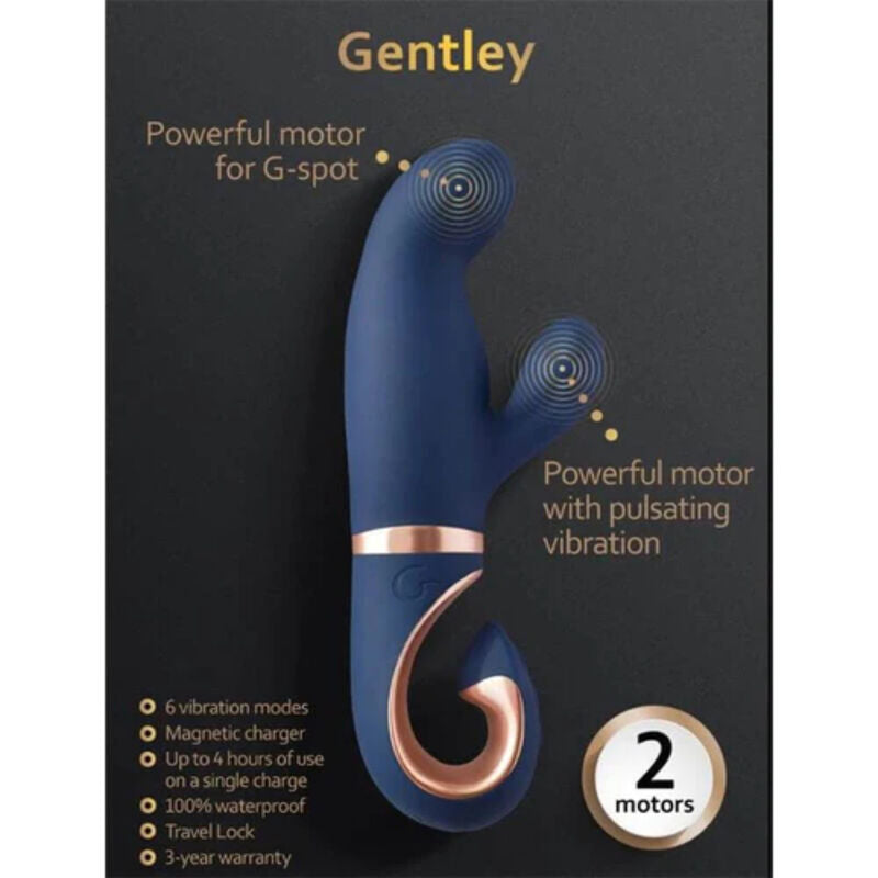 G-VIBE - VIBRADOR SUAVE DEL PUNTO G CARIBE AZUL