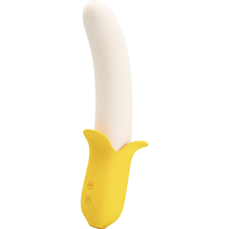 PRETTY LOVE - BANANA GEEK SUPER POTÊNCIA 7 VIBRAÇÕES UP&DOWN SILICONE PRETO