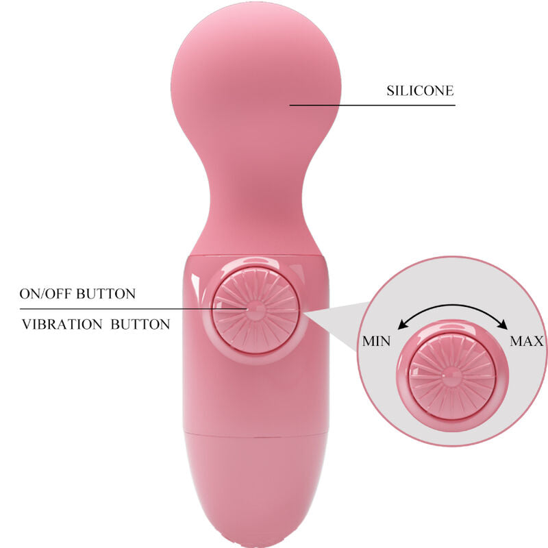 PRETTY LOVE - MINI MASAJEADOR PESSOAL ROSA