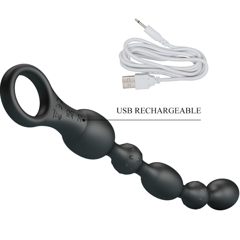 PRETTY LOVE - VAN ANAL BALLS 10 VIBRAÕES SILICONA RECARGABLE
