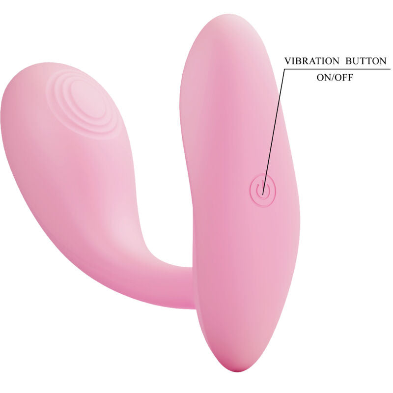PRETTY LOVE - BAIRD PONTO G 12 MODOS DE VIBRAÇÃO RECARREGÁVEL ROSA COM APP