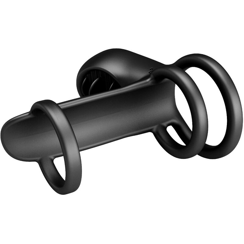 PRETTY LOVE - BAINHA DE PÊNIS JAMMY 12 VIBRAÕES COM LÍNGUA DE SILICONA RECARREGVEL