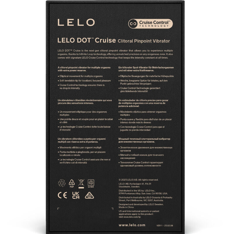 LELO - DOT CRUISE ESTIMULADOR CLITORIANO AMARELO