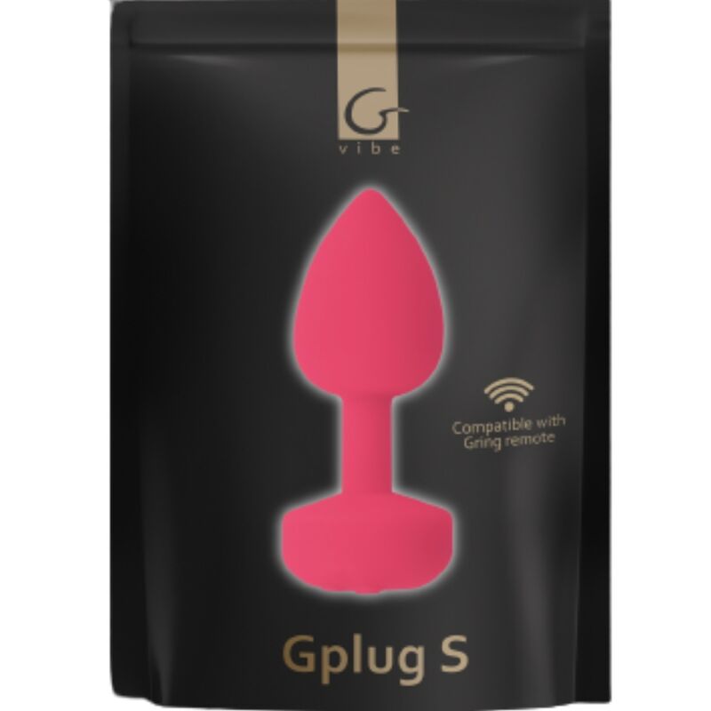 G-VIBE - FUNTOYS GPLUG VIBRADOR ANAL RECARREGVEL PEQUENO NEON ROSA 3CM
