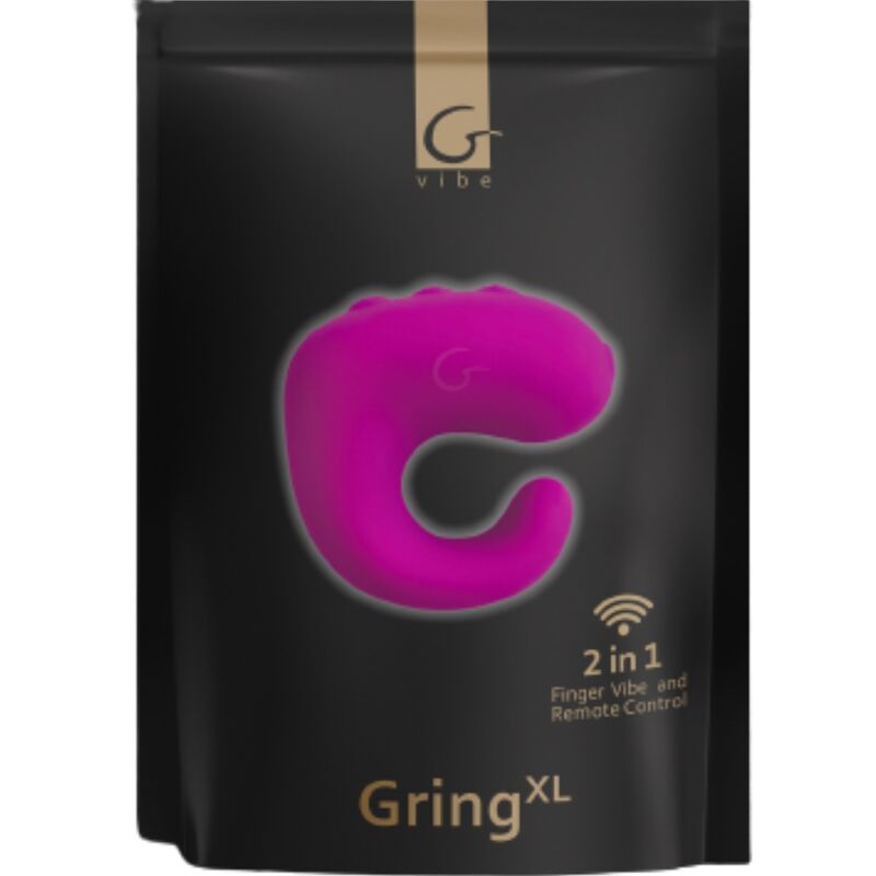 G-VIBE - JUGUETES DIVERTIDOS ANILLO VIBRADOR XL FRAMBUESA DULCE