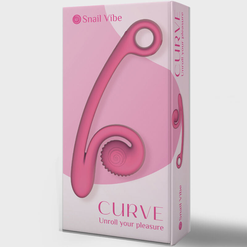 VIBRADOR CARACOL - CURVE VIBRADOR NARANJA