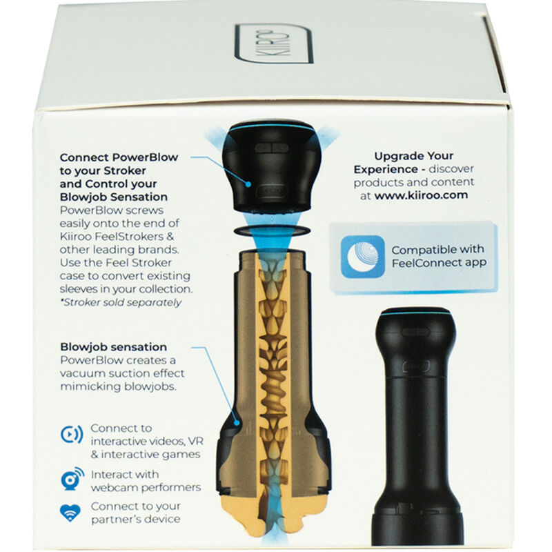 KIIROO - POWERBLOW DISPOSITIVO DE ONDAS ESTIMULADORAS INTERATIVO