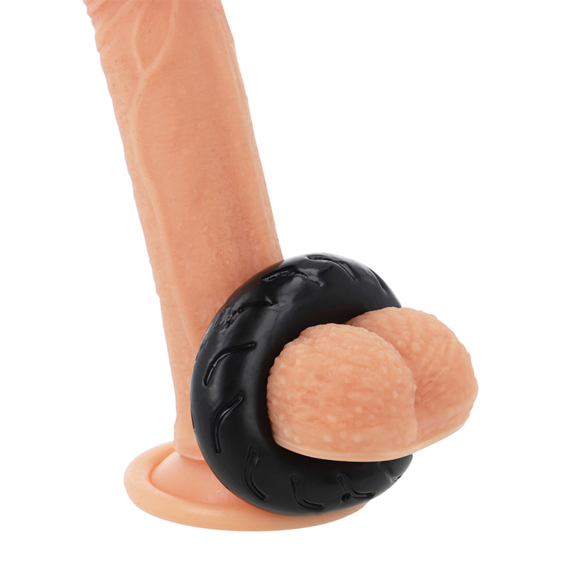POWERING - ANILLO PARA PENE SUPER FLEXIBLE Y RESISTENTE 5CM PR08 NEGRO