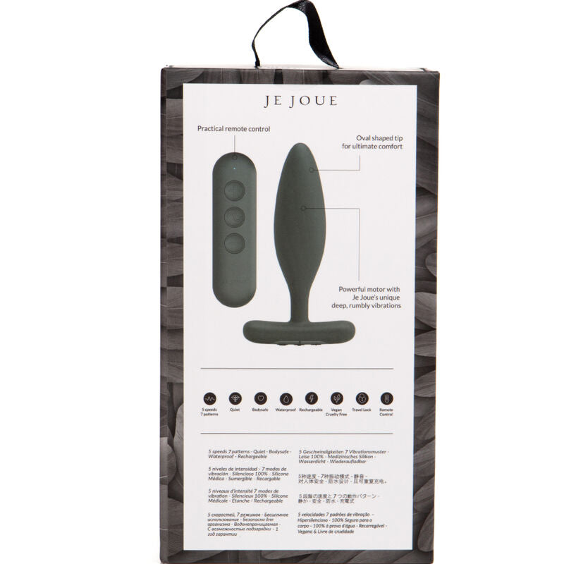 JE JOUE - VIBRADOR VESTA ANAL PLUG NEGRO