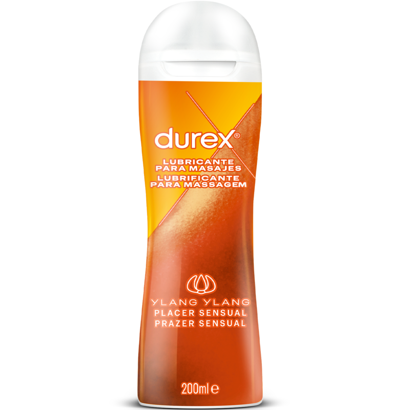 DUREX - MASSAGEM 2 EM 1 SENSUAL YLANG YLANG 200 ML - Sex Shop Sexy