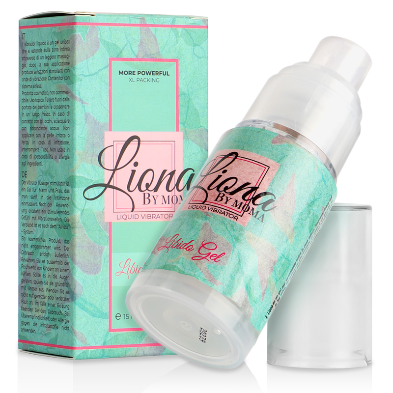 LIONA BY MOMA - VIBRADOR LÍQUIDO GEL LIBIDO 15 ML