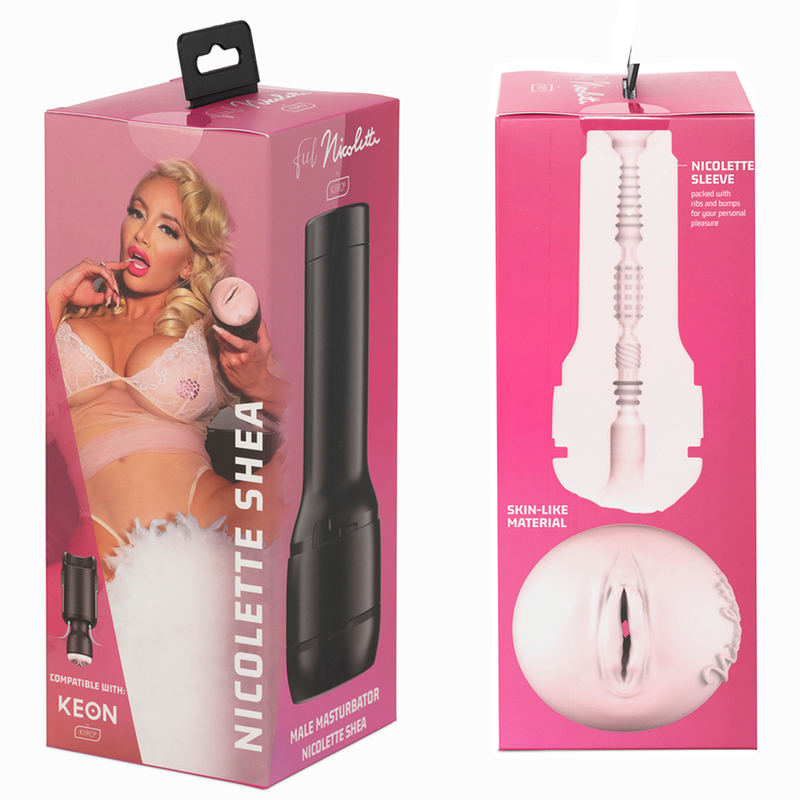 KIIROO - KEON + FEEL NICOLETTE SHEA STROKER + LUBRIFICANTE DE CALIDAD AQUA 50 ML