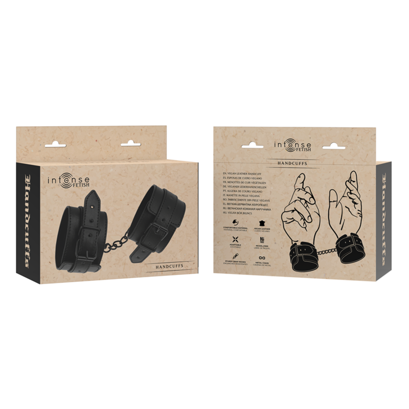 INTENSO - FETISH ALGEMAS DE COURO VEGANO