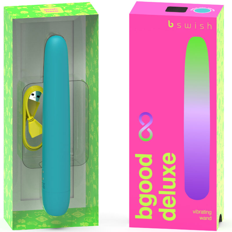 B SWISH - BGOOD INFINITE DELUXE VIBRADOR RECARREGVEL SILICONA AZUL