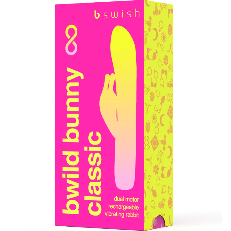 B SWISH - BWILD BUNNY INFINITE CLASSIC RECARREGVEL VIBRADOR ROSA SILICONA
