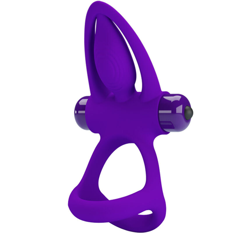 PRETTY LOVE - ANEL VIBRADOR 10 VIBRAÕES LILA SILICONA
