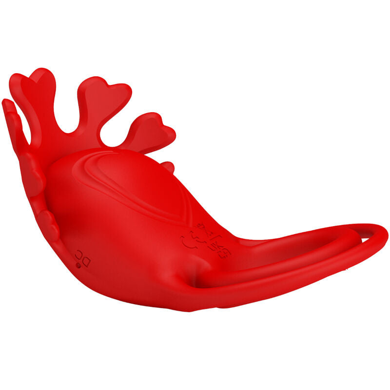 PRETTY LOVE - ANEL VIBRADOR RUBEN 7 VIBRAÕES SILICONA VERMELHO