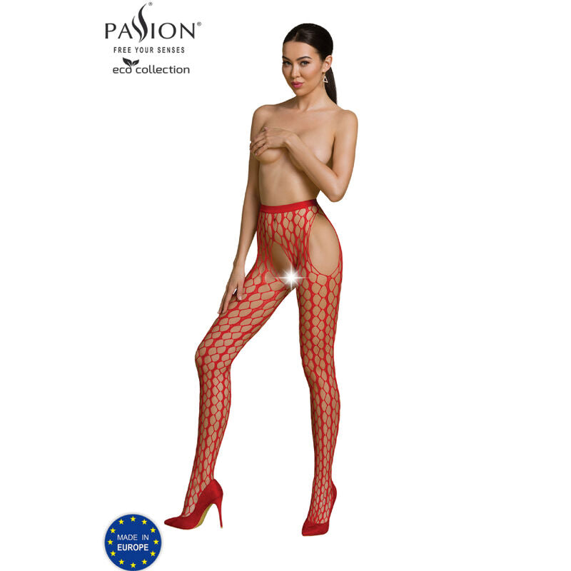 Passion - Bodystocking Colección Eco Eco S007 Negro