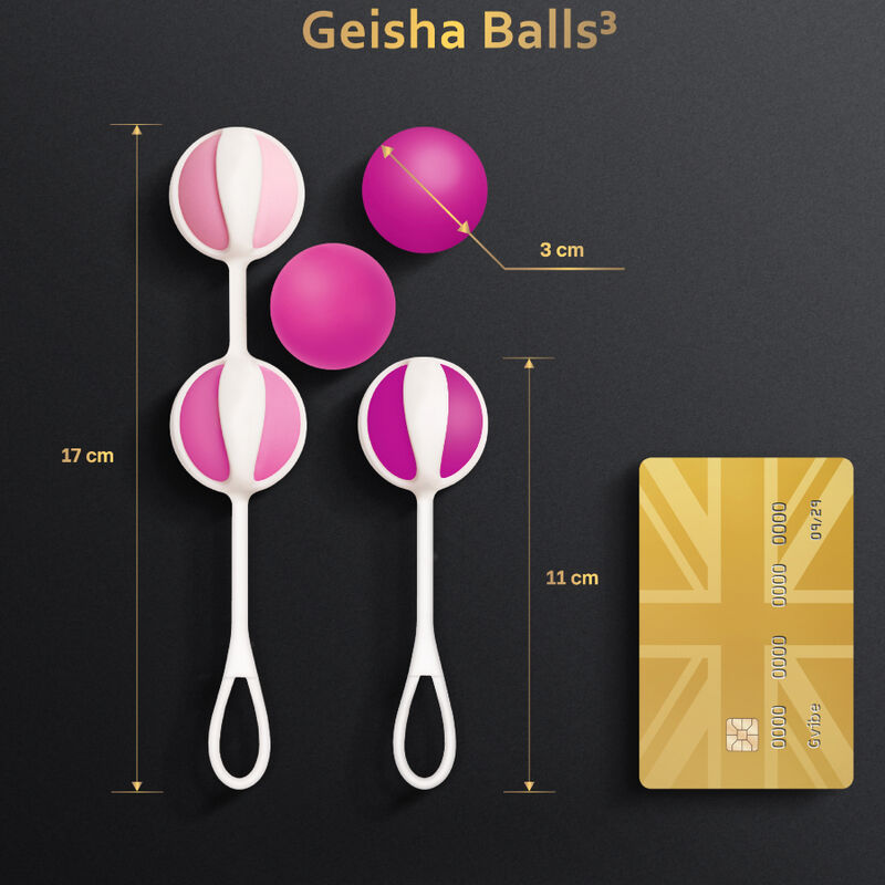 G-VIBE - CONJUNTO 5 GEISHA BALLS3 ROSA