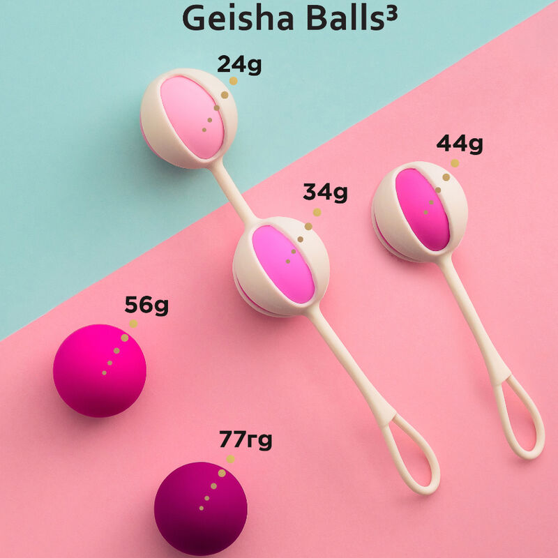 G-VIBE - CONJUNTO 5 GEISHA BALLS3 ROSA
