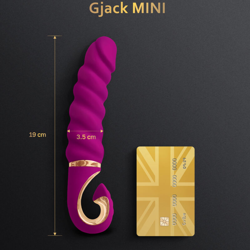 G-VIBE - GJACK MINI VIBRADOR DE SILICONA ROXO