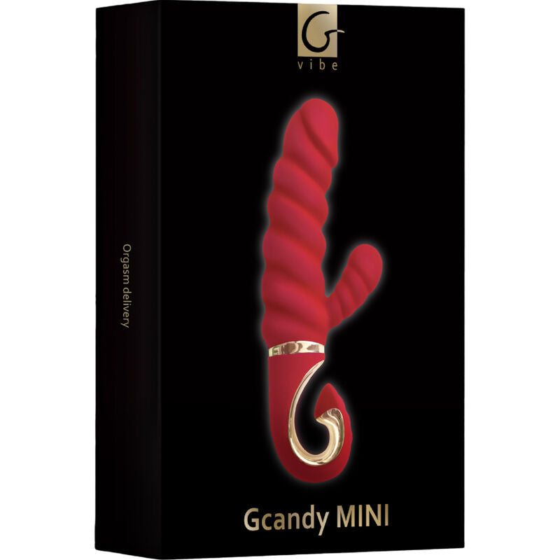 G-VIBE - VIBRADOR DE SILICONA VERMELHO GCANDY MINI