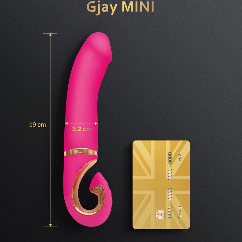 G-VIBE - VIBRADOR DE SILICONA GJAY MINI ROSA