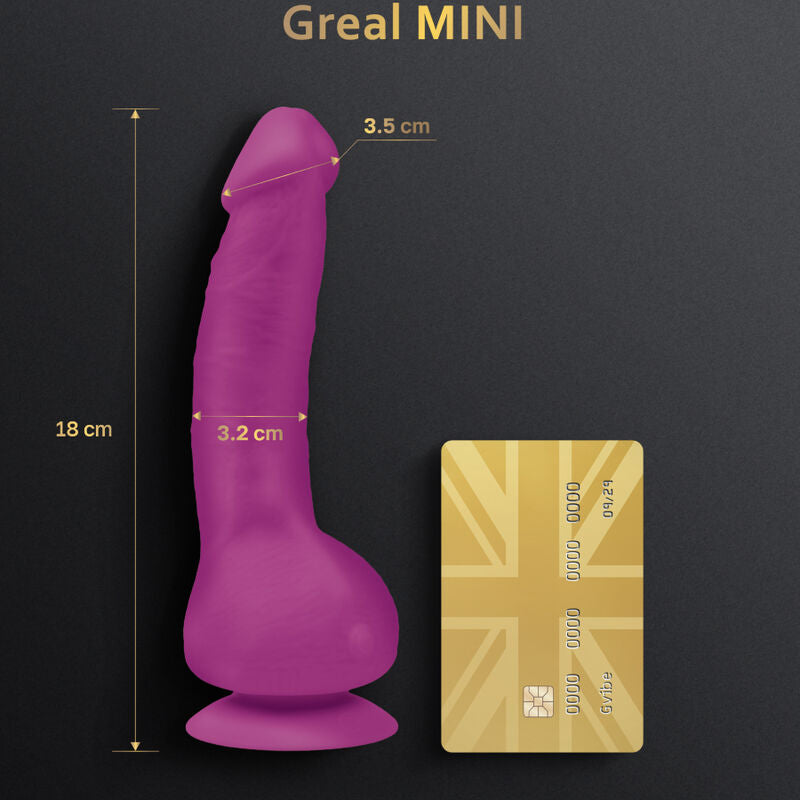 G-VIBE - GREAL MINI FÚCSIA VIBRADOR DE SILICONA DILDO