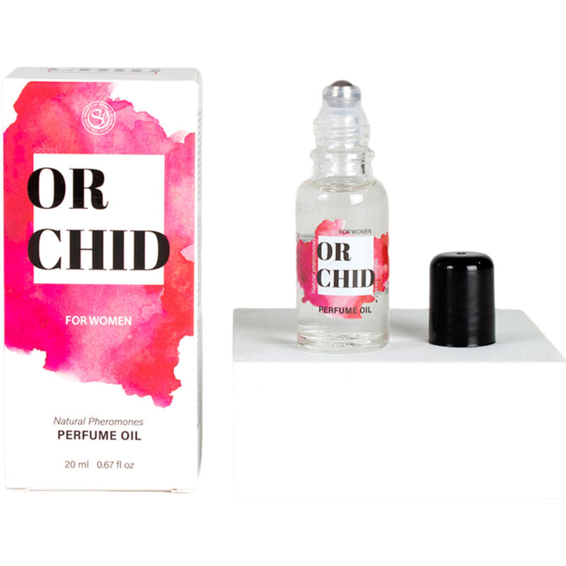SECRETPLAY - ORCHID PERFUME EM ÓLEO COM FEROMONAS PARA MULHER 20 ML