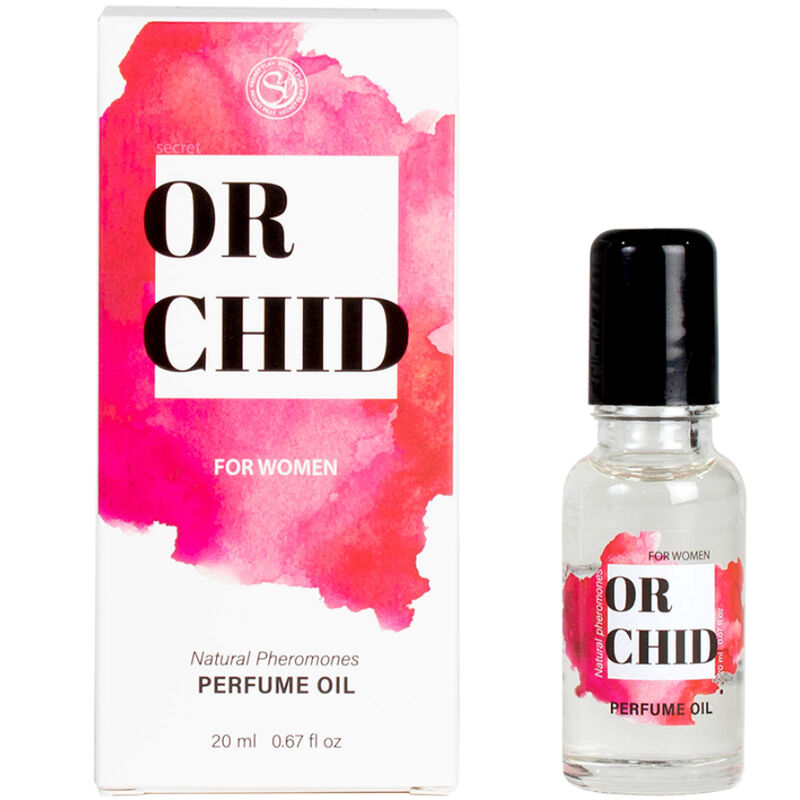 SECRETPLAY - ORCHID PERFUME EM ÓLEO COM FEROMONAS PARA MULHER 20 ML