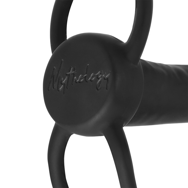 MITOLOGÍA - DILDO ANAL COBI ONYX COM ANEL DE GALO E TESTÍCULO 13 SILICONA CM