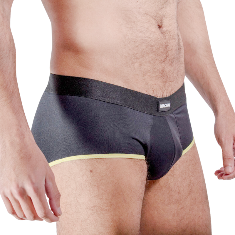 Macho - MS24A Cueca Breve Amarelo Escuro S